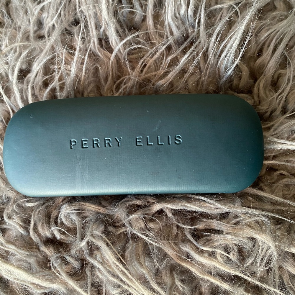 Perry Ellis Hard Eyeglass Snap Close Case